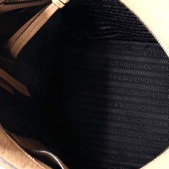 Prada Logo Bucket Messenger Bag Vitello #165397P84B - Picture 6 of 8